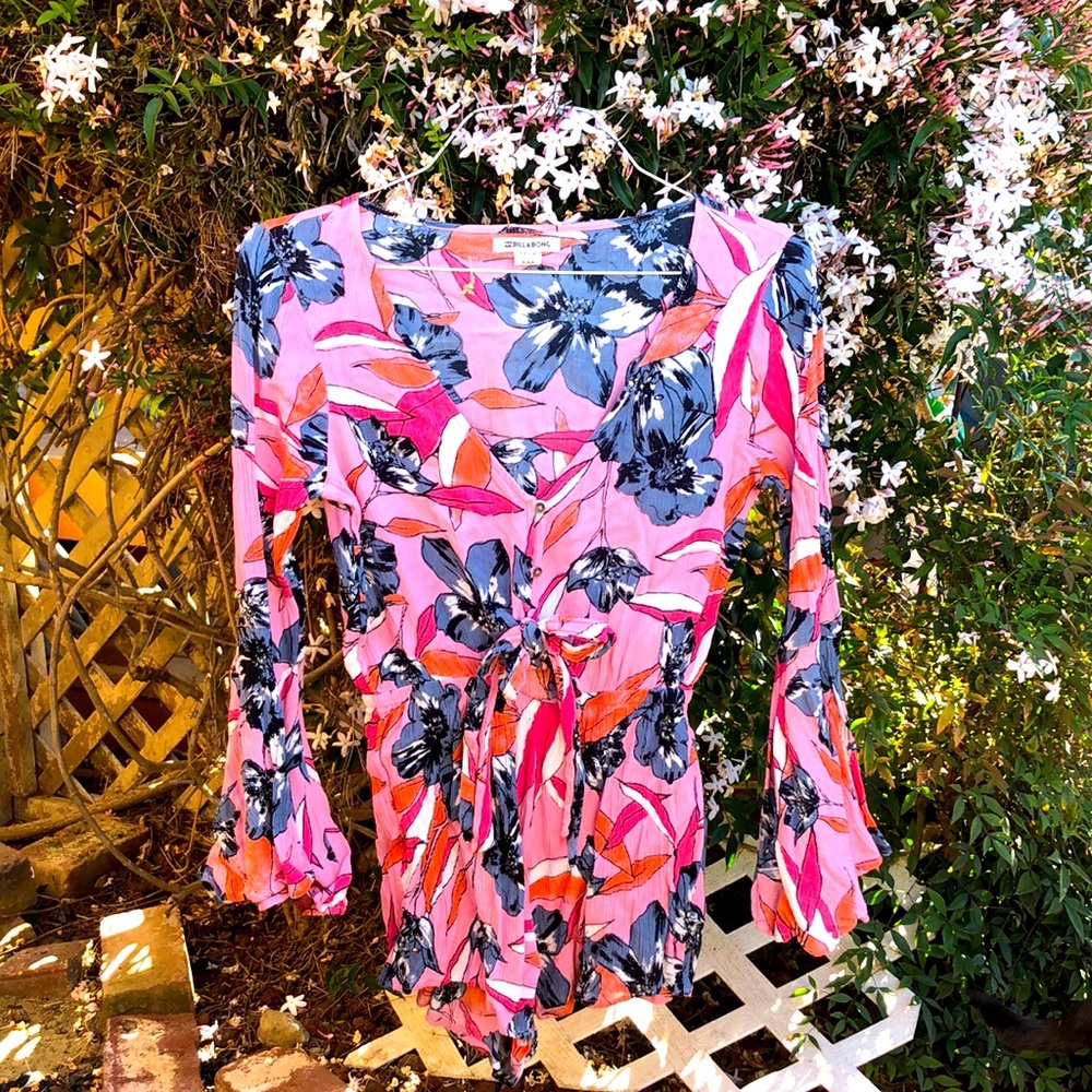 Billabong floral romper